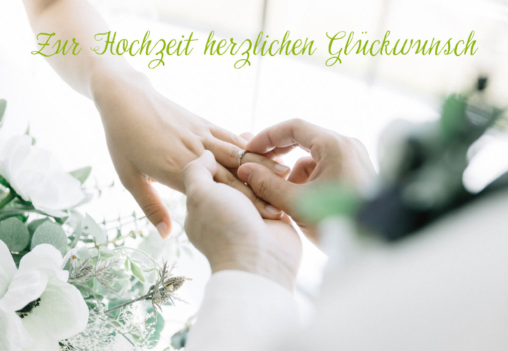 Hochzeit - Ring anstecken