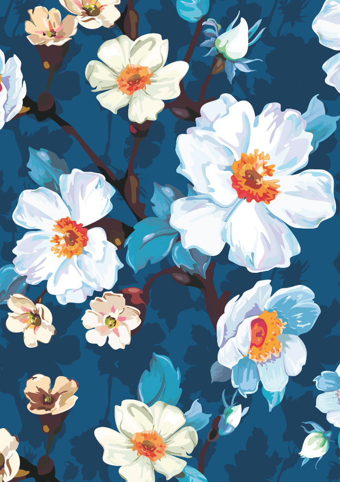 Kleine Kartengrüße - Gänseblümchen, illustriert