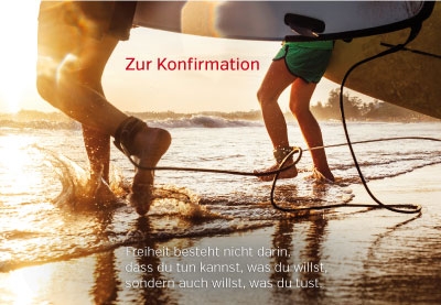 Konfirmation - durchs Wasser laufen
