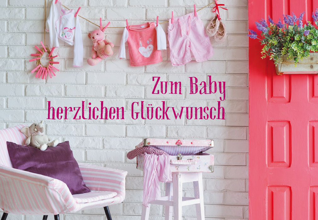 Geburt - eingerichtetes Kinderzimmer