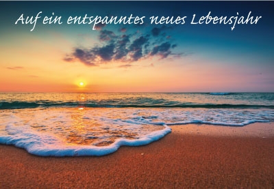 Gute Laune Gr??e an den Norden - Sonnenaufgang am Meer